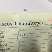 Photo taken at Tacos Chapultepec by Kastore L. on 6/14/2017