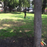 Photo taken at Parque De Coyoacán by Elvia S. on 7/9/2016