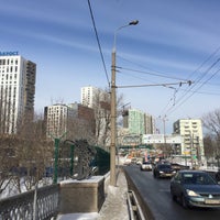Photo taken at Карамышевский мост by Artemiy P. on 2/23/2019