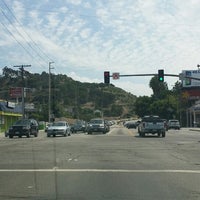 Photo taken at La Cienega Boulevard &amp;amp; Obama Boulevard by Wayne H. on 8/19/2014