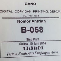 Photo taken at Cano Digital Copy &amp;amp; Printing by Setio A. on 6/10/2014