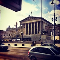 Photo taken at H Stadiongasse / Parlament by Michael T. on 10/11/2012