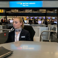 Photo taken at British Airways Check-in by  Ed B. on 12/26/2018