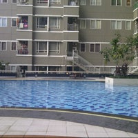 Photo taken at Swimming Pool at Sudirman Park tower B by Angel K. on 1/2/2013