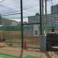 Photo taken at 亀戸野球場 by Kiyoshi T. on 6/12/2016