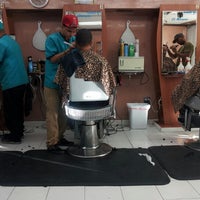 Photo taken at Dominguez Barbershop by Jose M. on 11/16/2012