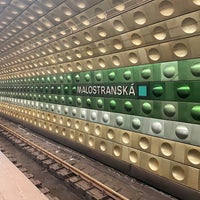 Photo taken at Metro =A= Malostranská by Sergey on 9/6/2022