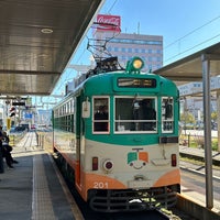 Photo taken at Kochi Ekimae Station by Hideki K. on 2/17/2024