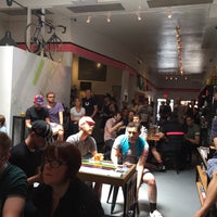 Photo taken at Rapha Cycle Club by Benny W. on 6/7/2015