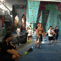Photo taken at Brooklyn Boulders by Michael W. on 7/21/2013