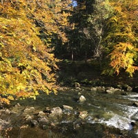 Photo taken at Gorges de l&amp;#39;Areuse by Caro C. on 10/14/2017