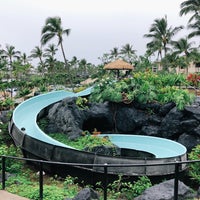 Das Foto wurde bei Grand Hyatt Kauai Water Slide von Denis B. am 4/22/2021 aufgenommen