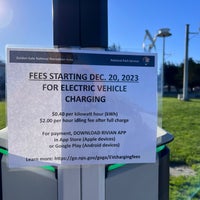 Photo taken at Crissy Field Free Electric Car Charging by Denis B. on 12/16/2023