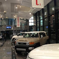 Photo taken at Toyota Showroom by Abdulla A. on 12/20/2012