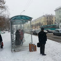 Photo taken at Остановка «Улица Чернышевского» by Павел on 3/12/2013