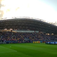 Photo taken at Borisov Arena by St. M. on 8/15/2019
