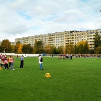Photo taken at Стадион «Локомотив» by St. M. on 9/29/2019
