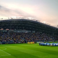 Photo taken at Borisov Arena by St. M. on 8/29/2019