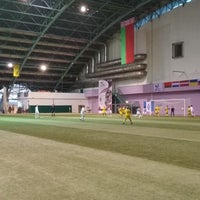 Photo taken at Футбольный манеж by St. M. on 2/5/2019