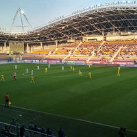 Photo taken at Borisov Arena by St. M. on 10/19/2019