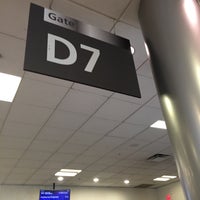 Photo taken at Gate D7 by Adam S. on 8/1/2016