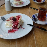Photo taken at Göçek Mantı&amp;amp;Cafe by Ayhan A. on 6/11/2014