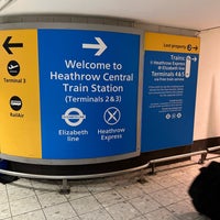 Photo taken at Heathrow Terminals 2 &amp;amp; 3 Railway Station (HXX) by Shinji S. on 12/23/2023