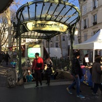 Photo taken at Place des Abbesses by Shinji S. on 12/31/2015