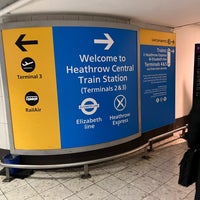 Photo taken at Heathrow Terminals 2 &amp;amp; 3 Railway Station (HXX) by Shinji S. on 12/21/2023