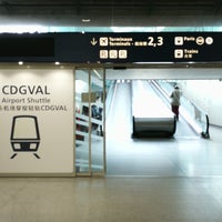 Photo taken at CDGVAL Terminal 1 by Shinji S. on 4/25/2019