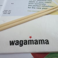 Photo taken at wagamama by Riane on 12/31/2012