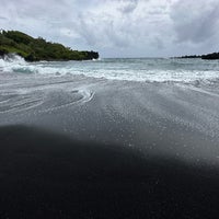 Photo taken at Black Sand Beach by Calvin T. on 4/14/2023