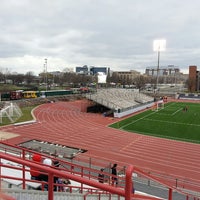 Photo taken at Indy Eleven vs. Indiana University Men&amp;#39;s Soccer Team by Michael O. on 4/4/2014