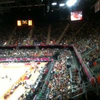 Photo taken at London 2012 Basketball Arena by Emma C. on 10/20/2012
