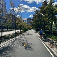 Photo taken at Hudson River Greenway Running Path by Rich C. on 10/15/2023