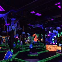 Photo taken at Monster Mini Golf by Marisa T. on 2/16/2014
