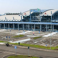 Photo taken at Kyiv International Airport (Zhuliany) (IEV) by Denis D. on 7/8/2016