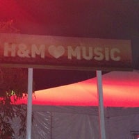 Photo taken at H&amp;amp;M Loves Music Tent at Coachella by Naledi N. on 4/22/2013