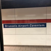 Photo taken at Brussels Airport-Zaventem Railway Station by Laurent P. on 4/17/2024