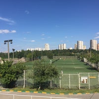 Photo taken at Корт «Олимпийская Деревня» by Carolina S. on 7/25/2015