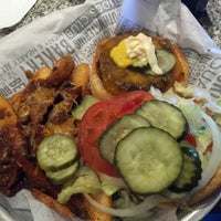 Photo taken at Fuddruckers by Christopher G. on 2/14/2016