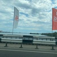 Photo taken at Чернавский мост by Kristina on 6/21/2020
