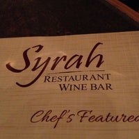 Photo taken at Syrah Restaurant &amp; Wine Bar by Karen E. on 11/3/2012