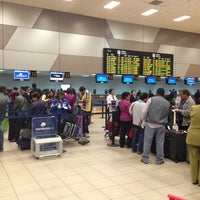 Photo taken at Jorge Chávez International Airport (LIM) by Alexander E. on 4/22/2013