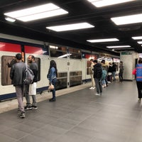Photo taken at RER Châtelet – Les Halles [A,B,D] by Richard Y. on 3/31/2019