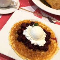 Photo taken at Crepes &amp;amp; Waffles by Hector M. on 12/7/2019