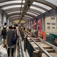 Photo taken at Central-Mid-Levels Escalator and Walkway System by Vincent C. on 9/27/2022