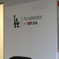 Photo taken at Dodgers Accelerator R/GA by Chad K. on 8/25/2015