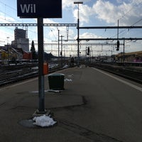 Photo taken at Bahnhof Wil by Jean-Pascal R. on 3/15/2013