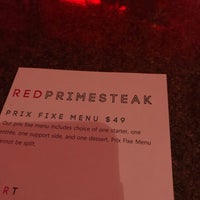 Photo taken at Red PrimeSteak by Axay &amp;quot;Ax&amp;quot; P. on 2/13/2018